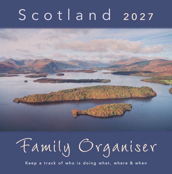 2027 Calendar Scotland Family Organiser