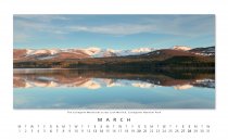 2027 Calendar Scotland Panorama