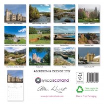 2027 Calendar Aberdeen & Deeside