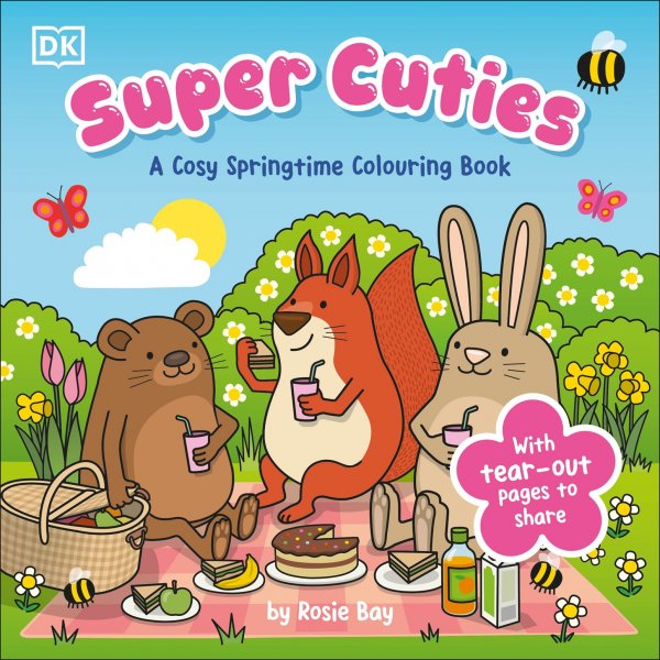 Super Cuties Cosy Springtime Colouring Book