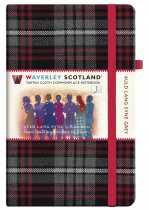 Tartan Cloth Notebook Pocket: Auld Lang Syne