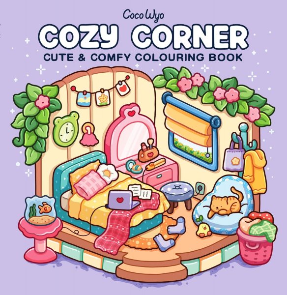 Cosy Corner Cute & Comfy Colouring Book