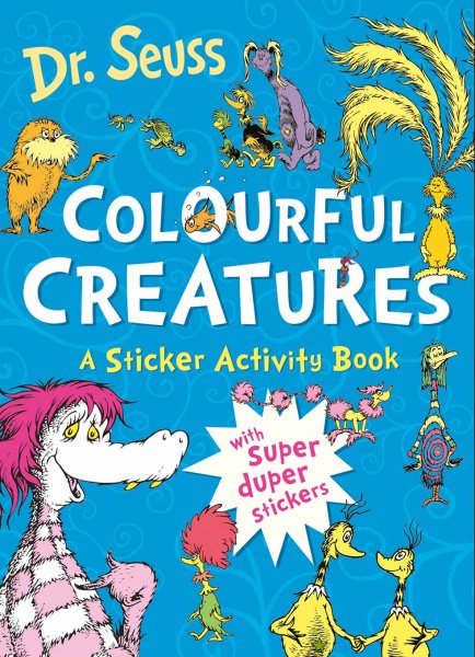 Dr Seuss Colourful Creatures Sticker Activity