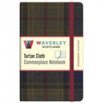 Tartan Cloth Notebook Pocket: Kinloch Anderson
