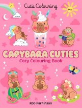 Capybara Cuties Cozy Colouring Book