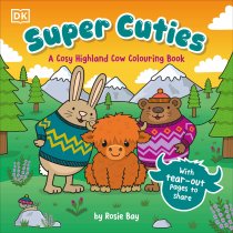 Super Cuties Highland Cow Colouring Book
