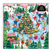 Jigsaw Winter Whirl 500pc Family Puzzle (Mudpuppy)