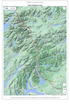 XT40 Map Long Distance Paths West Highland Way
