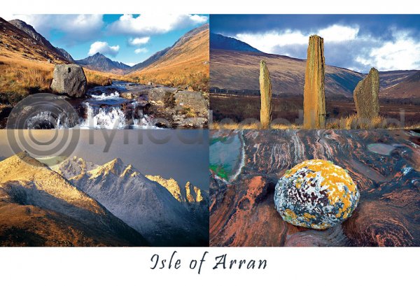 Isle Of Arran Composite 4 Postcard