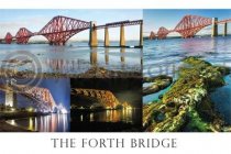 Forth Bridge Composite Postcard