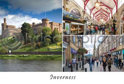 Inverness Composite Postcard