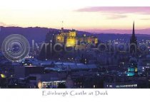 Edinburgh Castle at Dusk Postcard