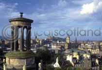 Edinburgh City From Calton Hill Postcard