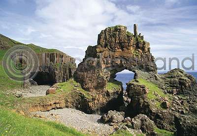 Carsaig Arches, Mull Postcard