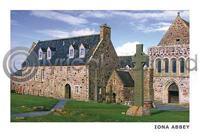 Iona Abbey Postcard