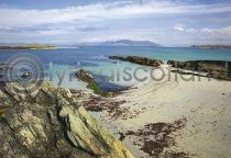 Beach At North End, Iona Postcard