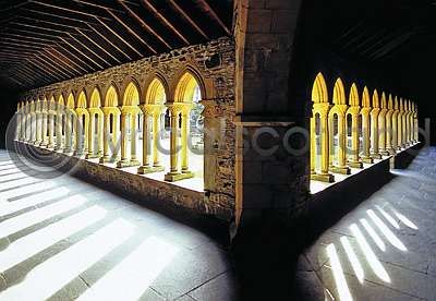 Cloisters, Iona Abbey Postcard