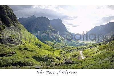 Pass Of Glencoe Postcard