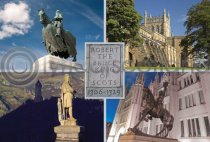 Robert the Bruce Composite Postcard