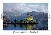 Eilean Donan Castle, Dusk Postcard