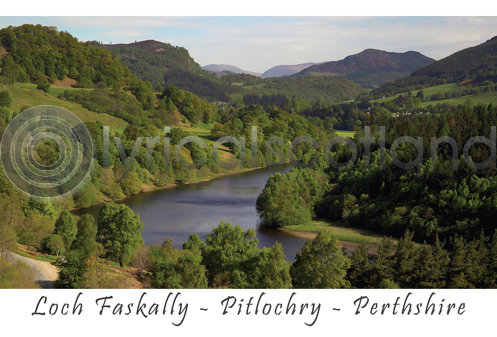 Loch Faskally, Pitlochry Postcard