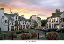 Melrose Square at Sunset Postcard