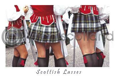 Scottish Lasses Postcard