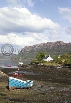 Plockton Sunny Cove Postcard