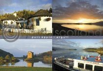 Port Appin Composite Postcard