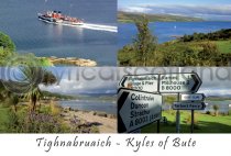 Tighnabruaich, Kyles of Bute Composite Postcard