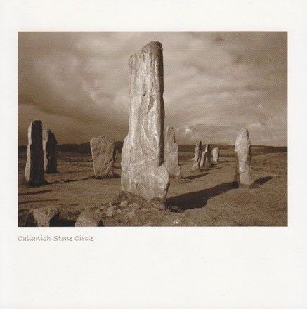 Callanish Standing Stones Sepia Greetings Card