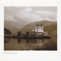 Eilean Donan Castle Sepia Greetings Card
