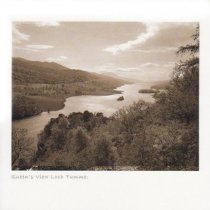 Queen's View, Loch Tummel Sepia Greetings Card