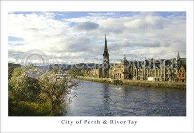 City of Perth & River Tay Postcard