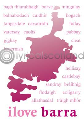 Barra - ilove barra Postcard