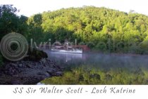 SS Sir Walter Scott, Loch Katrine Postcard