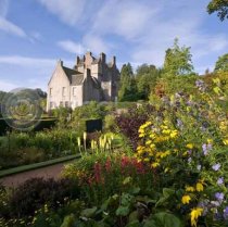 Crathes Castle Gardens Colour Photo Greetings Card