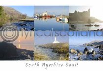 South Ayrshire Coast Composite Postcard