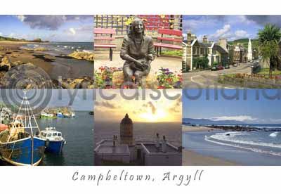 Campbeltown Composite 2 Postcard