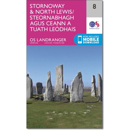 Landranger 008 Stornoway & North Lewis