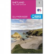 Landranger 001 Shetland: Yell, Unst & Fetlar