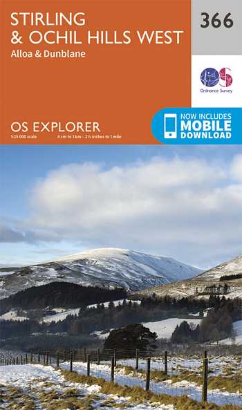 Explorer 366 Stirling & Ochil Hills West