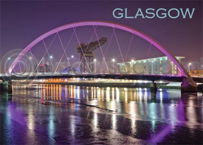 Glasgow - Clyde Arc & River Clyde Magnet