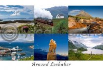 Around Lochaber Composite Postcard