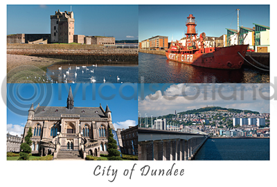 City of Dundee Composite Postcard
