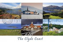 Clyde Coast Composite Postcard