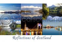 Reflections of Scotland Composite Postcard