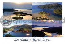Scotland's West Coast Composite 1 Postcard