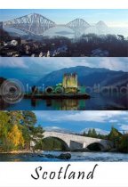 Scotland Composite 2 Postcard