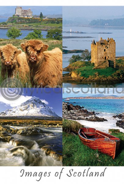 Images of Scotland Composite Postcard